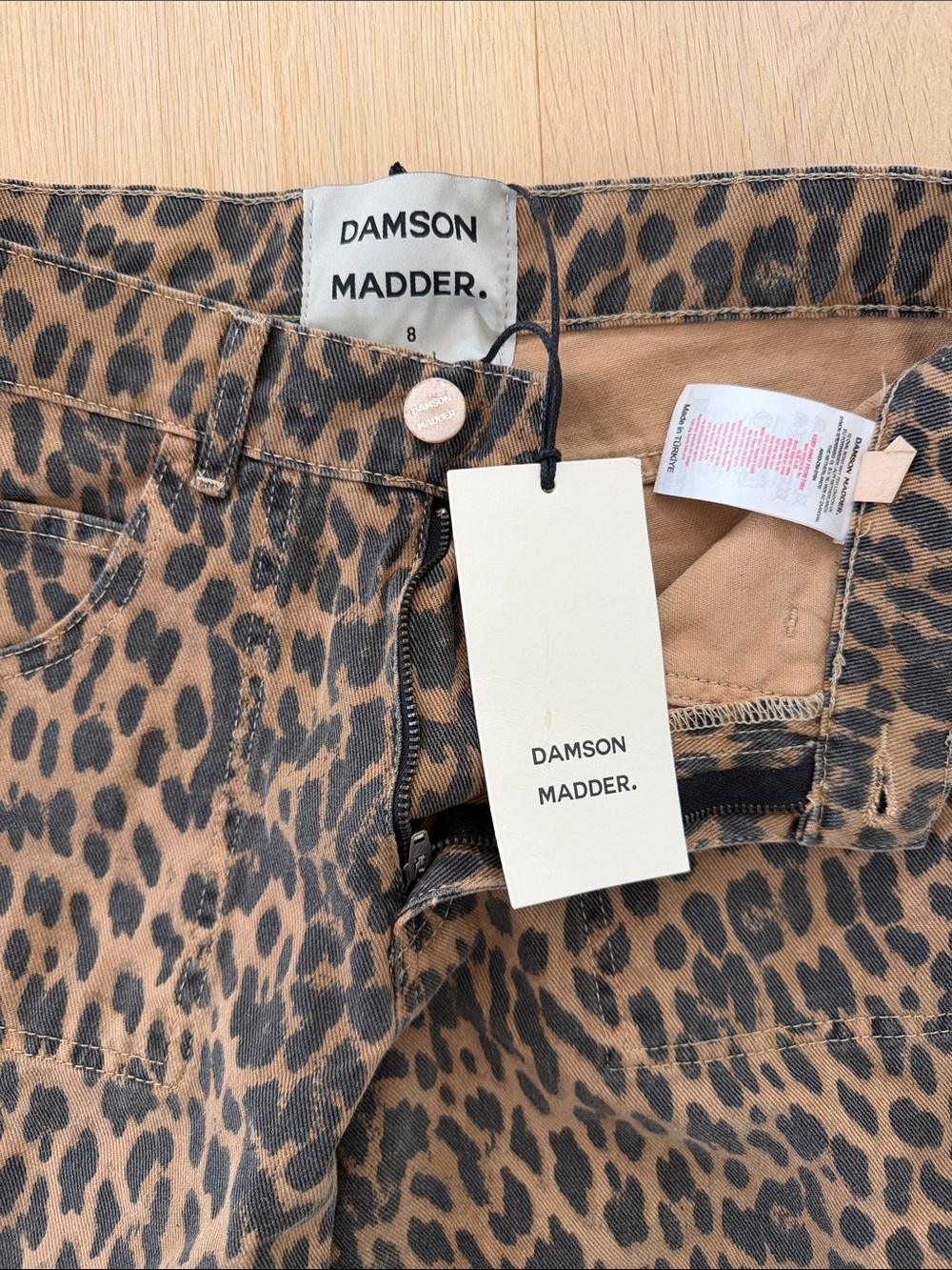 Damson Madder NEW cargo leopard pants - Picture 3 of 7
